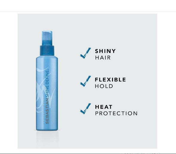 Sebastian Professional Shine Define Flexible Hold Hair Spray, 6.7 Ounce