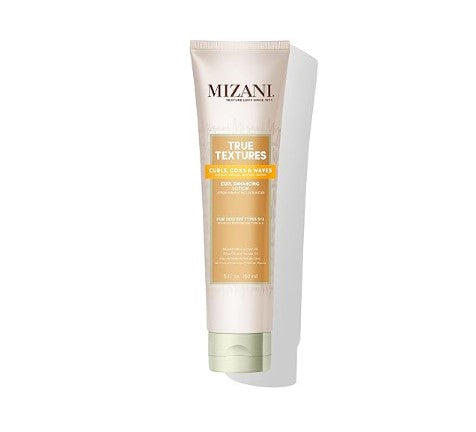 Mizani True Textures Curl Defining Cream | Curl Enhancing Lotion | Moisturizes and Smooths Hair for Soft and Crunch Free Curls | Formulated with Coconut Oil | 5 fl oz